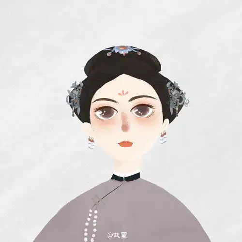 系列人物头像插画