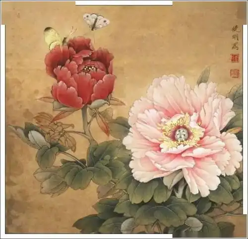 150幅国画牡丹,花开正艳,富贵逼人