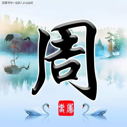 姓氏头像,微信壁纸,大气传统中国风姓氏头像,22张大放送
