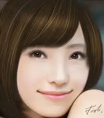 ps把美女头像转成精细的仿手绘效果