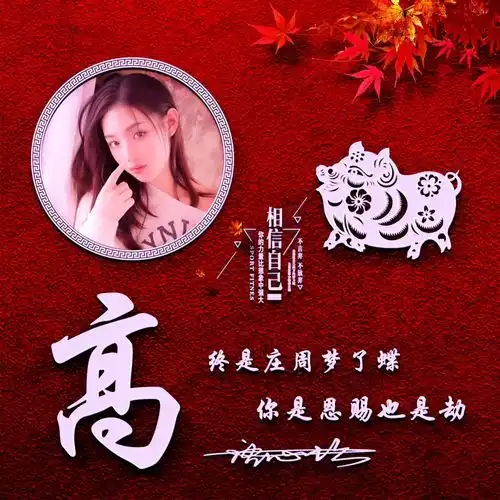 你的微信头像该换了,45张3d炫彩生肖款精致签名头像,请查收带走