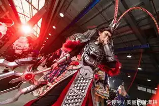 王者荣耀cos,威武霸气的吕布