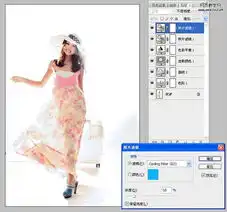 photoshop图片润色教程淡色调突出人物