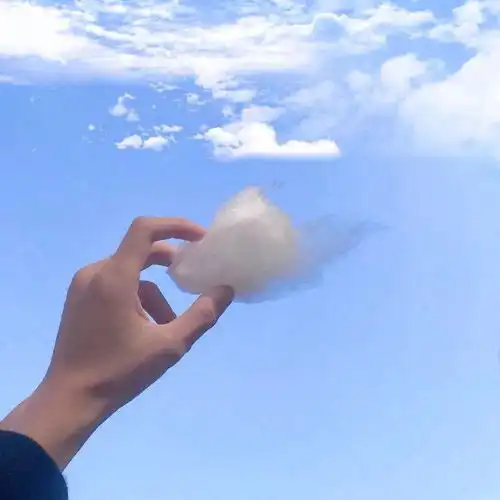 温柔蓝色系头像背景套图