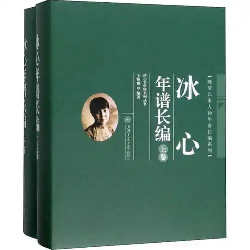 冰心年谱长编2册中国现当代文学理论王炳根