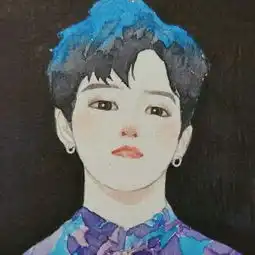 求这种风格的权志龙画像