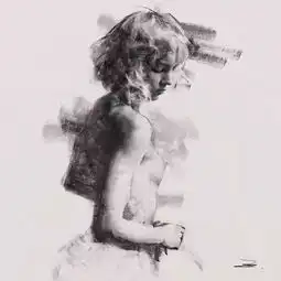 这样的素描作品,真的不多见,潇洒精致