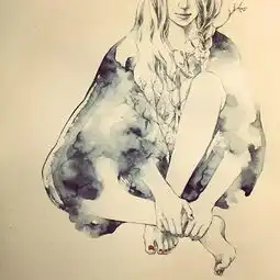超带感的人物手绘肖像,简单却出彩,这样的风格真不多