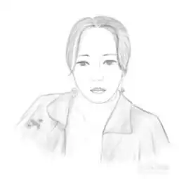 ps板绘对比照片画一个超像的肖像