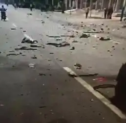 现实中的开车爆炸是啥样