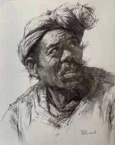 如何处理好素描头像中黑白灰的关系