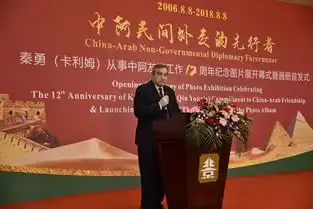 秦勇卡利姆从事中阿友好工作十二周年纪念图片展在京举行