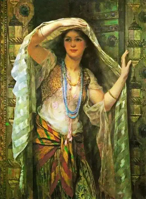 法国古典唯美女肖像油画︱查尔斯阿玛布尔勒努瓦绘画作品