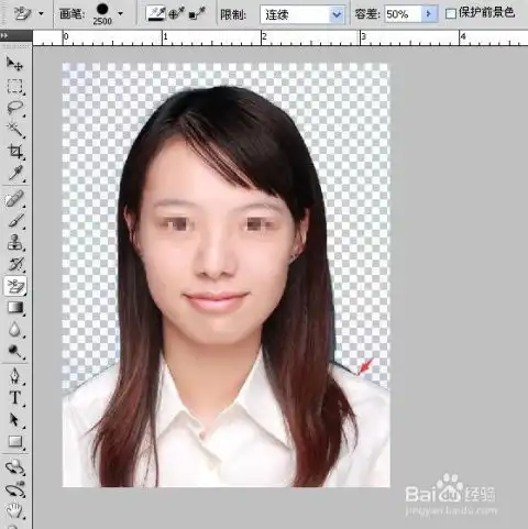 ps证件彩照更换背景颜色特别是头发的处理