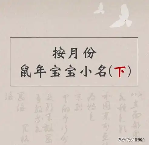 宝宝起名用月份为宝宝起个别致的小名下