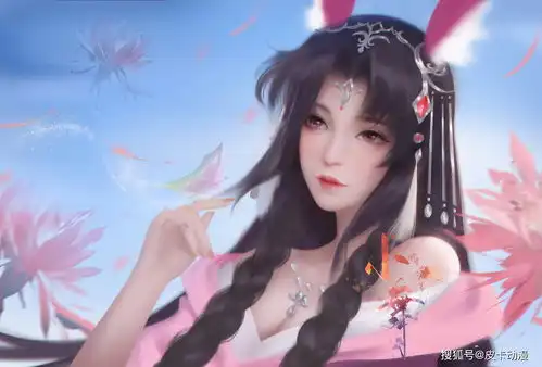 斗罗大陆嫦娥版小舞好惊艳,两根长辫子衬托仙气,白衣装也很绝