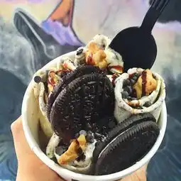 纽约超火爆的卷卷冰淇淋俘获你的少女心