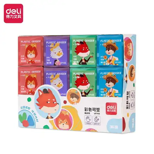 为孩子选择得力彩色可塑橡皮擦,点亮创意的童年