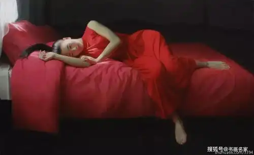 海内油画淑女海风清听