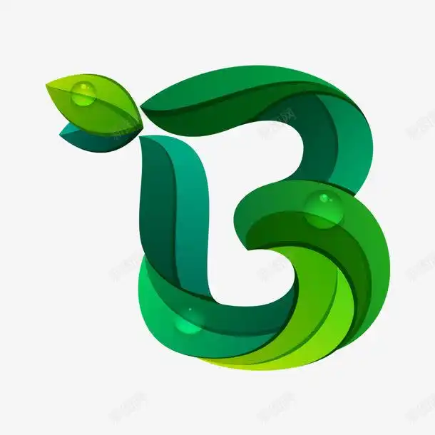 艺术字母b创意素材b2b素材