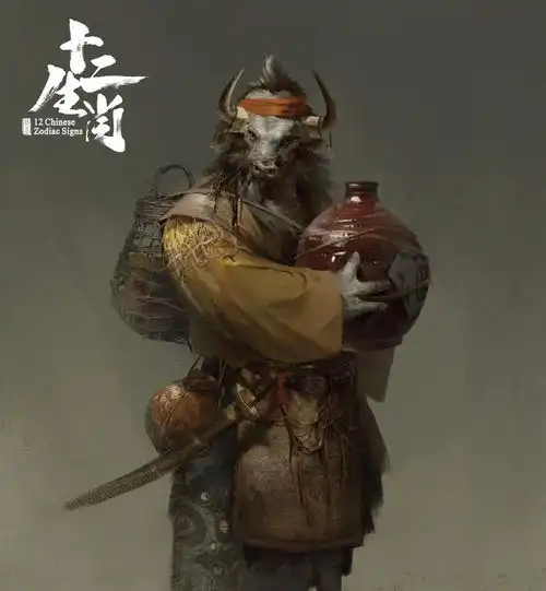 古代古朴风格,十二生肖图片