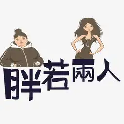 胖若两人千库原创艺术字图片素材其他格式下载其他大全