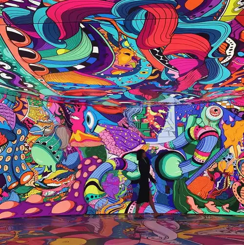 上海在一场色彩冲击的艺术展,追寻自我人设