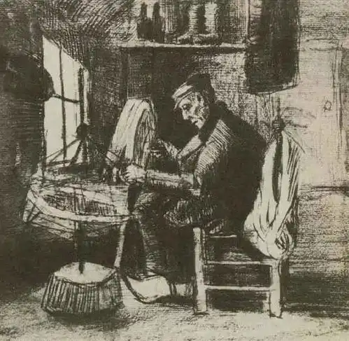 100幅梵高素描作品︱简单线条中的不简单