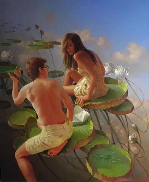 一组超级逼真的国外油画作品,美爆你的眼球