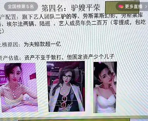 盘点快手几大神豪主播,张开凤,高迪榜上有名第一名无可争议