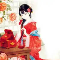 手绘古风少女头像唯美带着那一点的清新甜美感