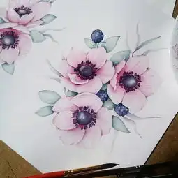 彩铅结合水彩来画手绘,童话般的精致