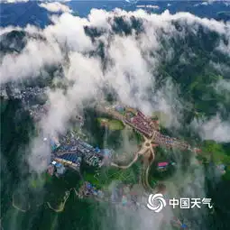 云南绿春雨后云雾缭绕美如仙境