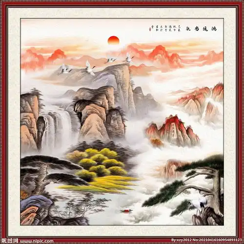 风水画图片