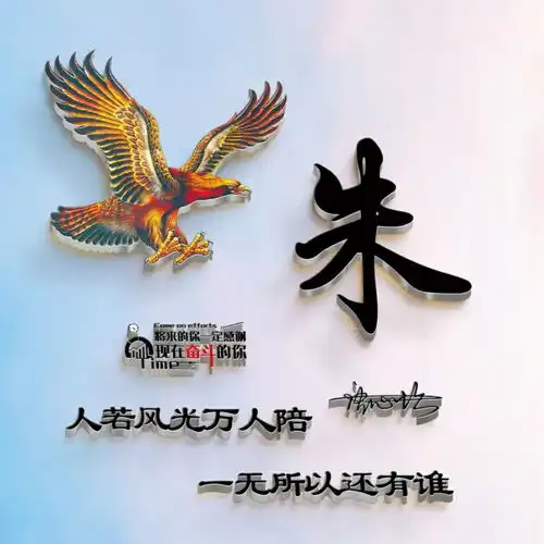 精选微信头像,大展宏图足足40张励志姓氏头像,你留言我制作