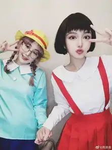 周扬青戴假发扮樱桃小丸子化身表情包鬼马可爱