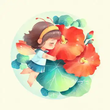 唯美天空插画设计模板下载其他设计素材下的美术绘画设计模板