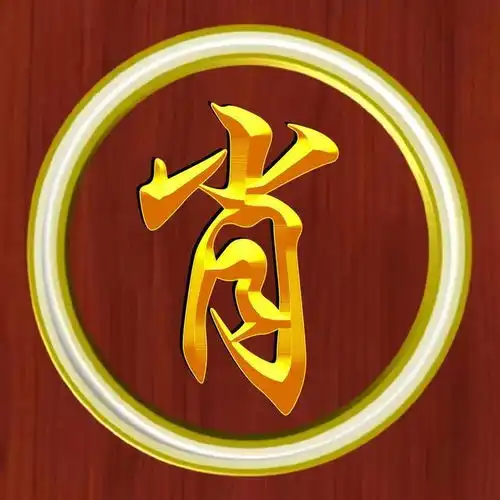 烫金版圆形立体3d字体姓氏微信头像