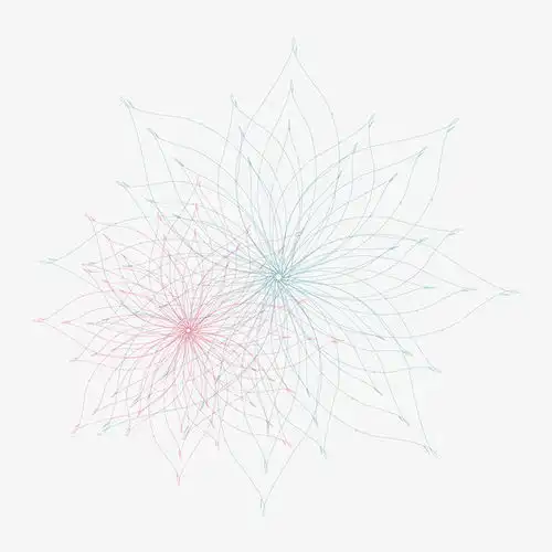 线条唯美花纹艺术矢量图免抠素材平面电商创意素材png素材素材