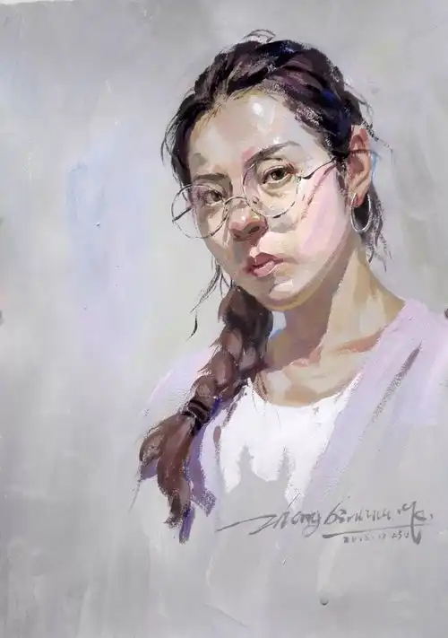 从美考教学色彩静物到色彩头像的转变