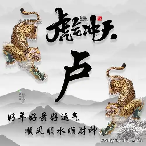 你的微信头像该换新了,虎气冲天,双虎护佑,虎年吉祥
