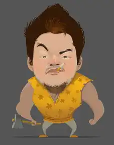 根据照片绘制个人卡通形象