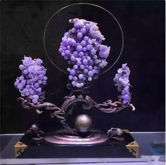 和田玉中的紫罗兰芳华探寻价值与美感的共融