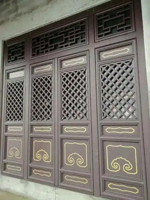 寺庙新中式门窗,禅意依旧冠墅阳光