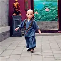 捡到一个小和尚头像微信头像图片大全