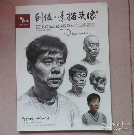 2016肖像高级课本范本到位素描头像