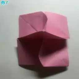 手工纸艺纸花五十七一款玫瑰花折纸步骤教程