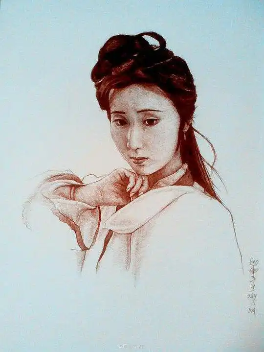 龙伟平的相册87版红楼梦圆珠笔手绘人物画像