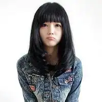 长发女孩铅笔头像动漫长发萌女孩头像