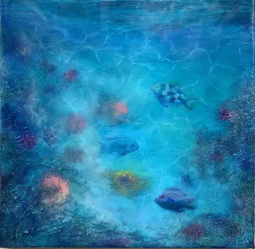 自由画家付搏油画作品赏析